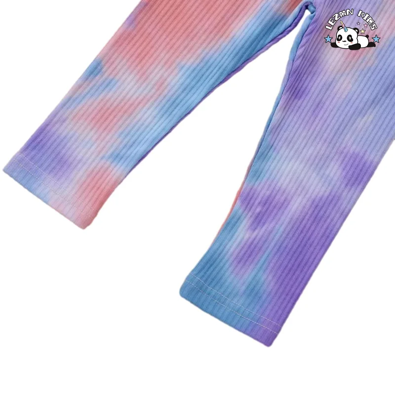 LEZONKIDS - Conjuntos de Roupas para Meninas Bebês Esportivas Casuais Personalizáveis com Camiseta de Manga Longa e Calça Longa